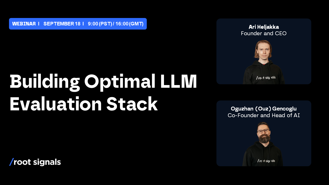 Building Your Optimal LLM Evaluation Stack